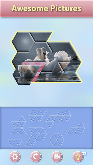 Triangle puzzle - Tangram‏ Screenshot 2