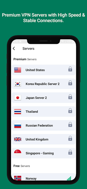 Captain X: Premium VPN Service Screenshot 2