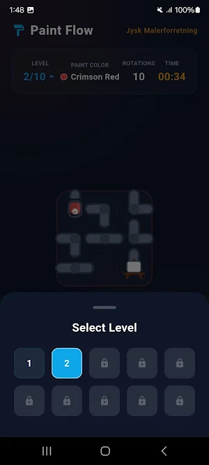 Paint Flow Puzzle Screenshot 1