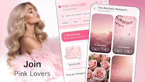 Pink Vibes Lady: Shop & Walls Screenshot 0