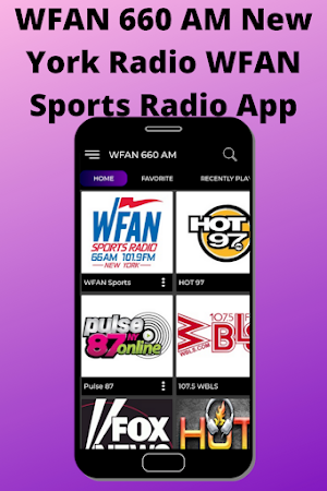 WFAN 660 AM New York Radio WFAN Sports Radio App Screenshot 0