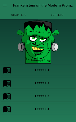 Frankenstein by Mary Shelley Screenshot 2