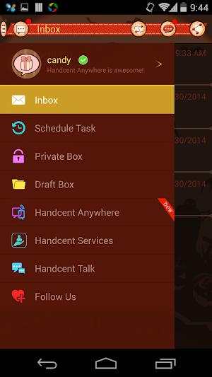 Handcent 6 (Halloween 2013) Screenshot 1