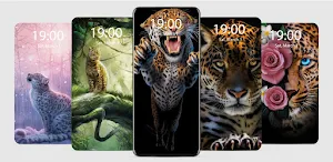 Leopard Live Wallpaper Paralla Screenshot 0