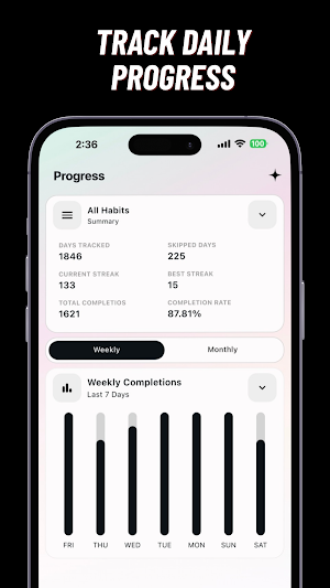 Consistency Tracker: Aurabit Screenshot 3