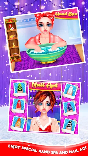 Christmas Night Celebration Girl Spa & Decor Game Screenshot 1
