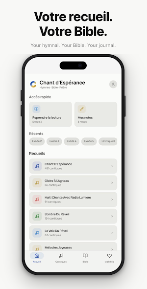 Chant d'Esperance & Bible Screenshot 2
