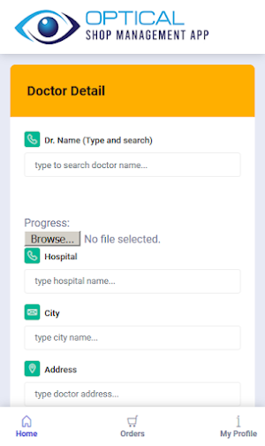 Optical Shop Management Screenshot 3