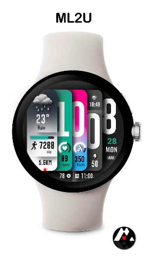 ML2U 250 Watch Face Screenshot 2