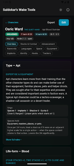 Suldokar's Wake Tools Screenshot 2