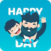 Happy Father's Day with Phrase
