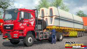 Mod Bussid Truk Man TGS Screenshot 0