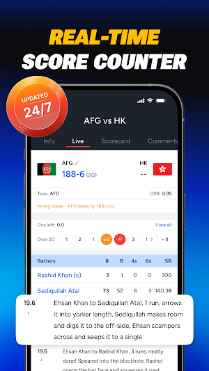 Cricket Score: Live Stats Screenshot 2