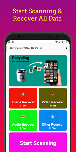 Recover Data, Photo,Video&File Screenshot 1