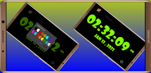Digital Clock App : and Night  Screenshot 2