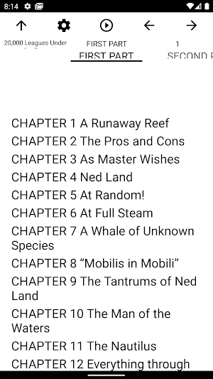 Book, 20,000 Leagues Under the Seas Screenshot 1