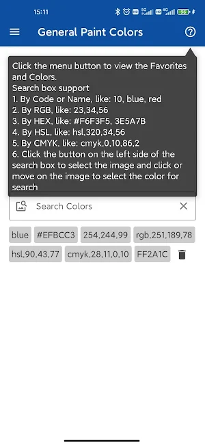General Paint Colors Screenshot 0