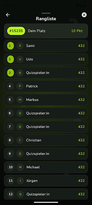 Quiz des Tages Screenshot 2