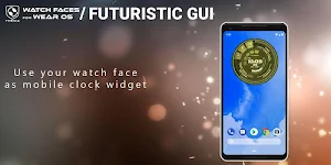 Futuristic GUI Watch Face Screenshot 3