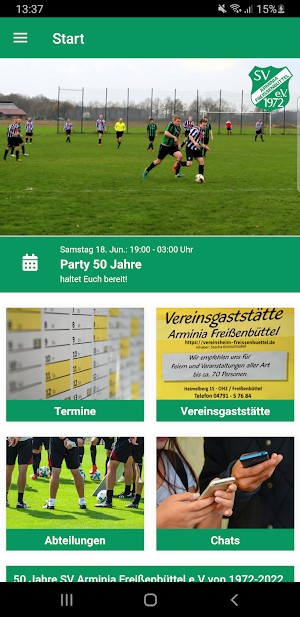 SV Arminia Freißenbüttel Screenshot 1