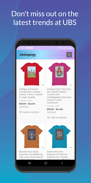 UsaBigSale Online Shopping App Screenshot 2