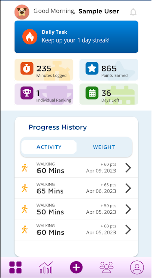 Global Wellness Challenge Screenshot 0