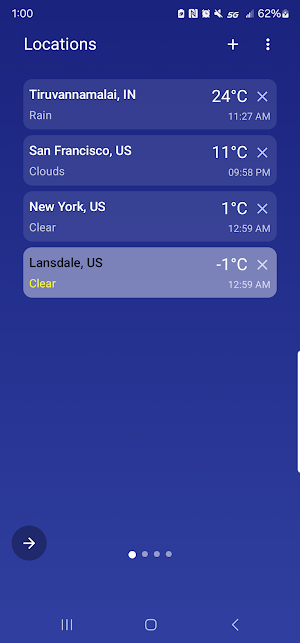 Smart Weather Screenshot 1