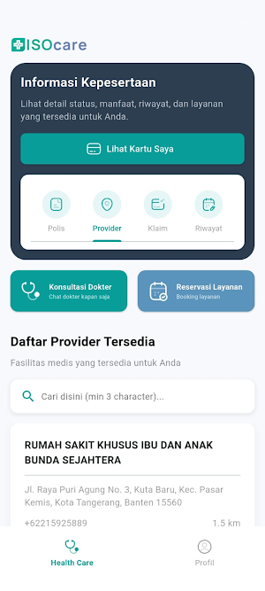 ISOCare Screenshot 0