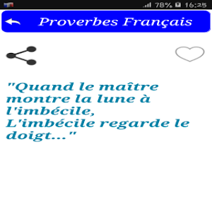 Proverbes Français Screenshot 1