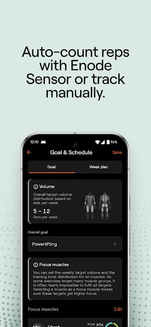 Enode - Smart Fitness Workouts Screenshot 1