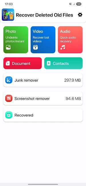 Recover Deleted Old Files Screenshot 1