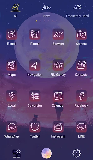 Beautiful Wallpaper Moonlight Memory Theme Screenshot 2