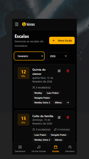 Hinnos - Escalas de Louvor Screenshot 3