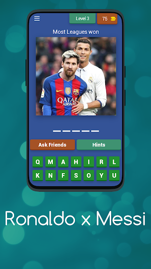 Messi x Ronaldo Quiz Screenshot 0