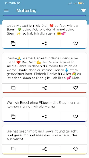 muttertag SMS 2022 Screenshot 3