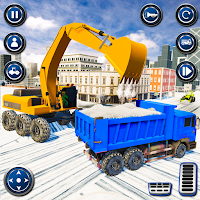 Offroad Snow Excavator Sim 3D