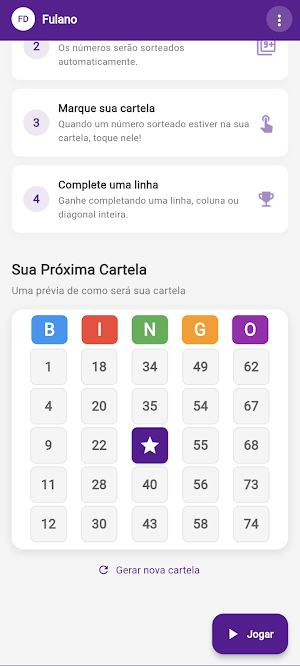 Sorte no Bingo Screenshot 1