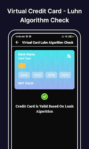 Virtual Credit Card Verifier Screenshot 1
