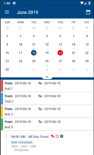 RedDotCRM Screenshot 1