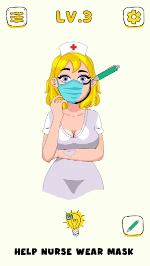 Draw Nurse: Tricky Puzzles Screenshot 2