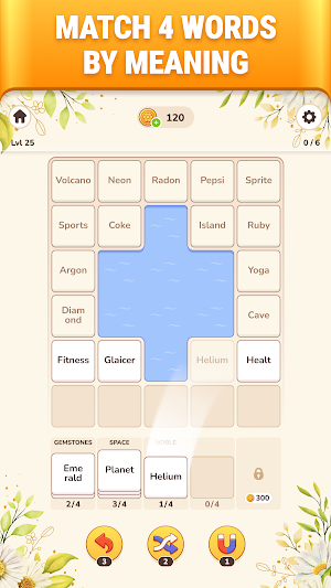 Word Match Associations Puzzle Screenshot 0