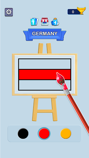 Draw The Flag: Geo Coloring Screenshot 2