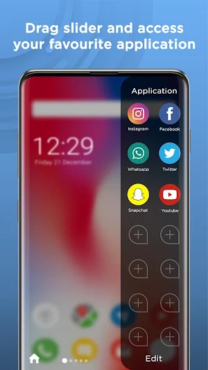 Edge Screen - Sidebar & Swipe Navigation Gesture Screenshot 1