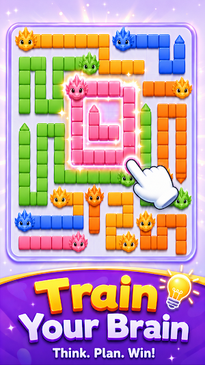 Snake Block Escape Screenshot 0