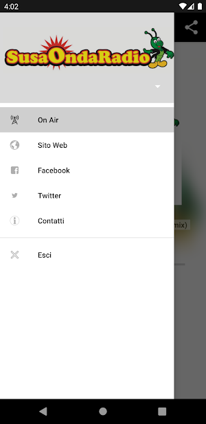 Susa Onda Radio Web Screenshot 1