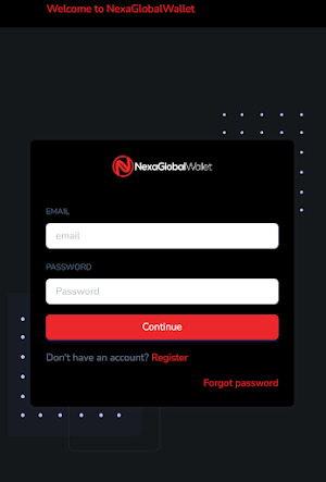 nexaglobalwallet Screenshot 0