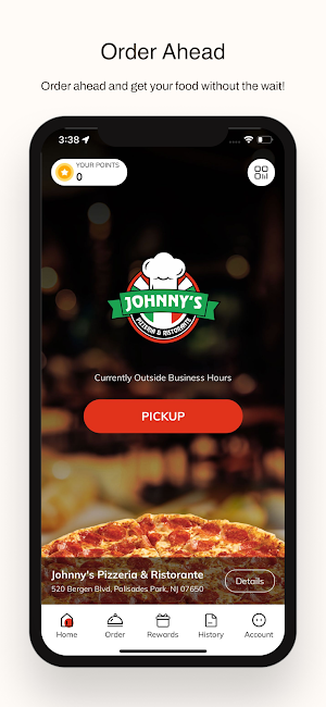 Johnny's Pizzeria Ristorante Screenshot 0