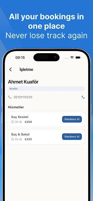 RandevuSis Screenshot 2