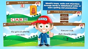Second Grade Games: Kids Truck Screenshot 3