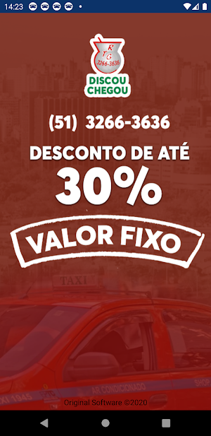 Rádio Táxi Gaúcha até 30% de desconto – valor fixo Screenshot 0